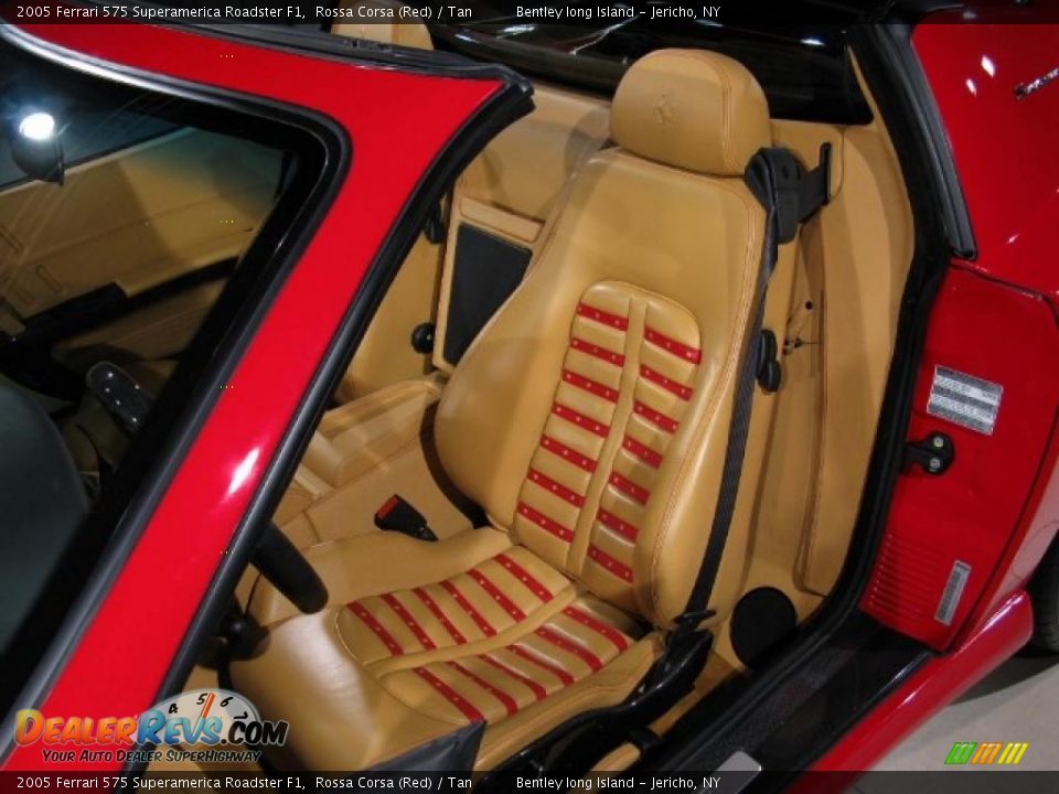 Tan Interior - 2005 Ferrari 575 Superamerica Roadster F1 Photo #5