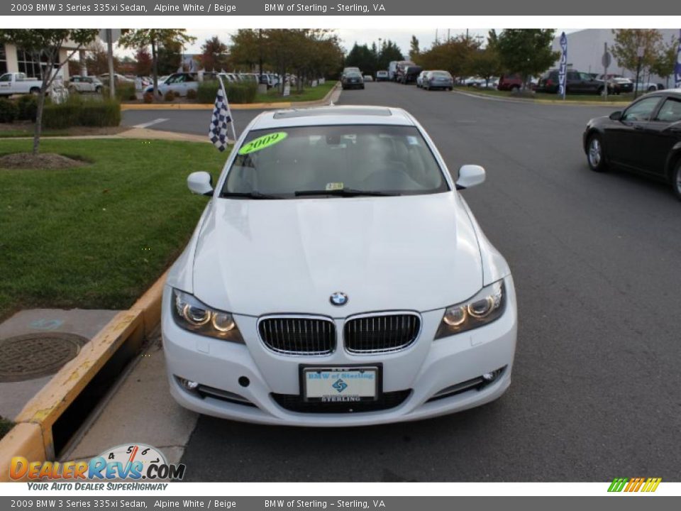 2009 BMW 3 Series 335xi Sedan Alpine White / Beige Photo #1