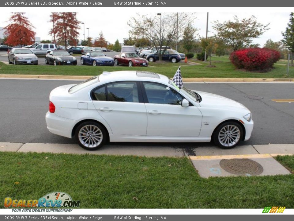2009 BMW 3 Series 335xi Sedan Alpine White / Beige Photo #7