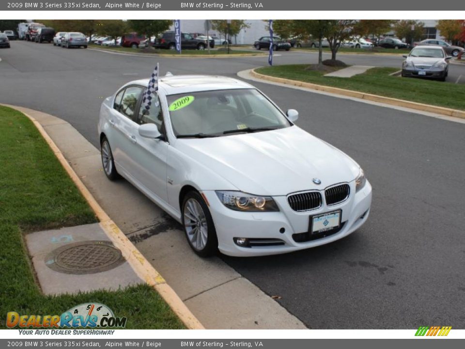 2009 BMW 3 Series 335xi Sedan Alpine White / Beige Photo #8