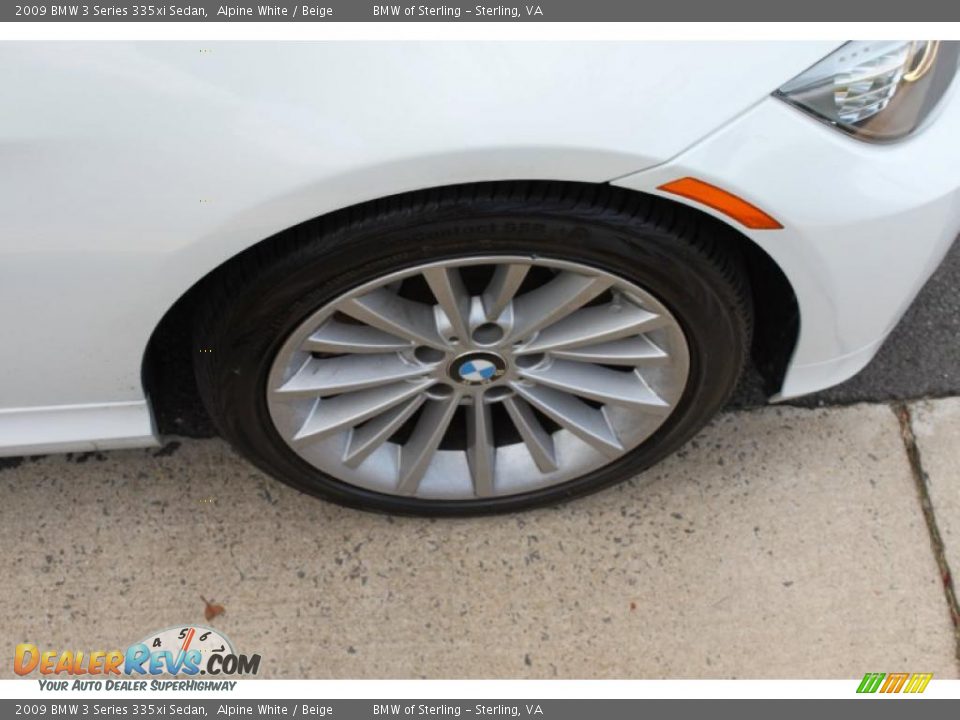 2009 BMW 3 Series 335xi Sedan Alpine White / Beige Photo #9