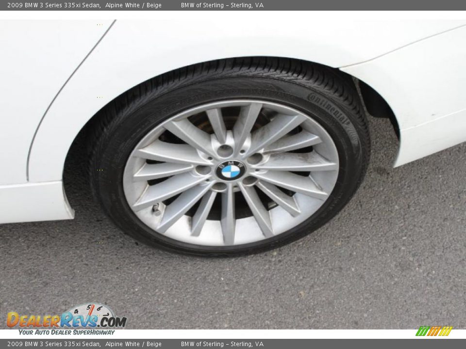 2009 BMW 3 Series 335xi Sedan Alpine White / Beige Photo #11