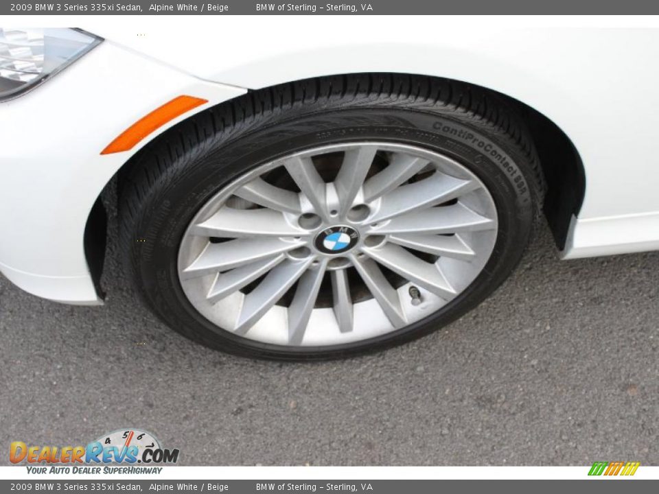 2009 BMW 3 Series 335xi Sedan Alpine White / Beige Photo #12