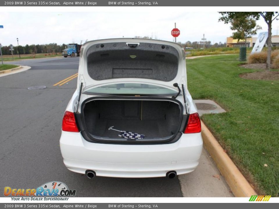 2009 BMW 3 Series 335xi Sedan Alpine White / Beige Photo #15