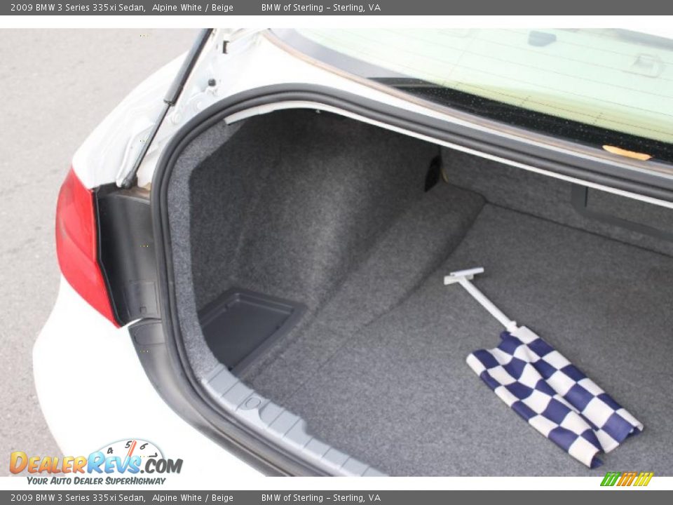 2009 BMW 3 Series 335xi Sedan Alpine White / Beige Photo #16