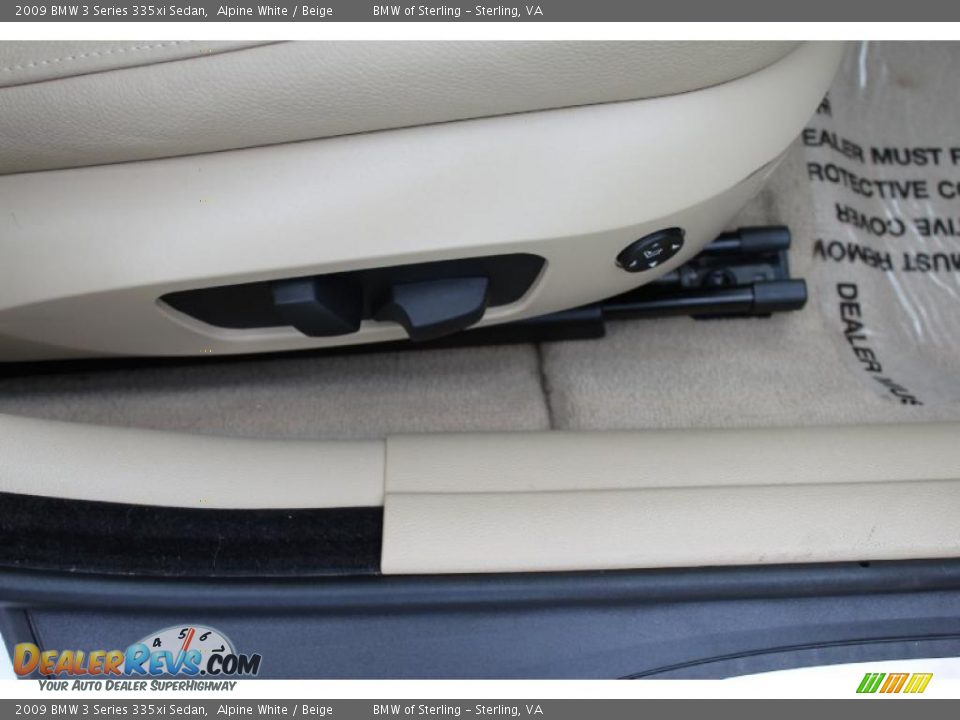 2009 BMW 3 Series 335xi Sedan Alpine White / Beige Photo #20