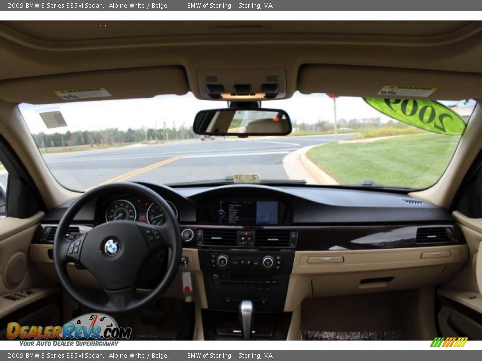 2009 BMW 3 Series 335xi Sedan Alpine White / Beige Photo #23