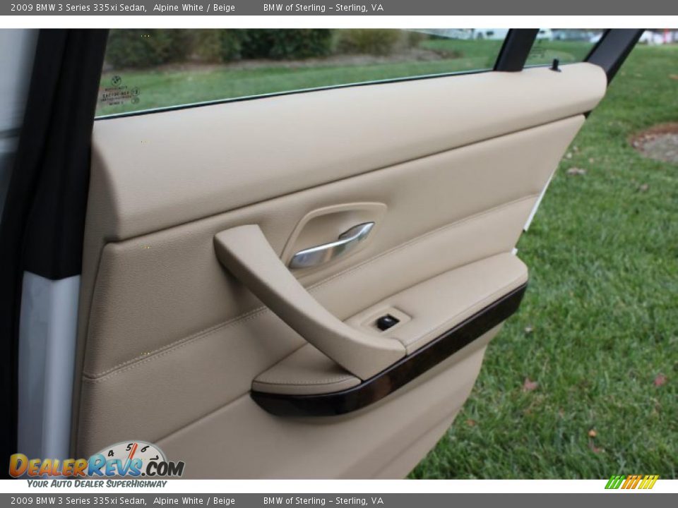 2009 BMW 3 Series 335xi Sedan Alpine White / Beige Photo #24