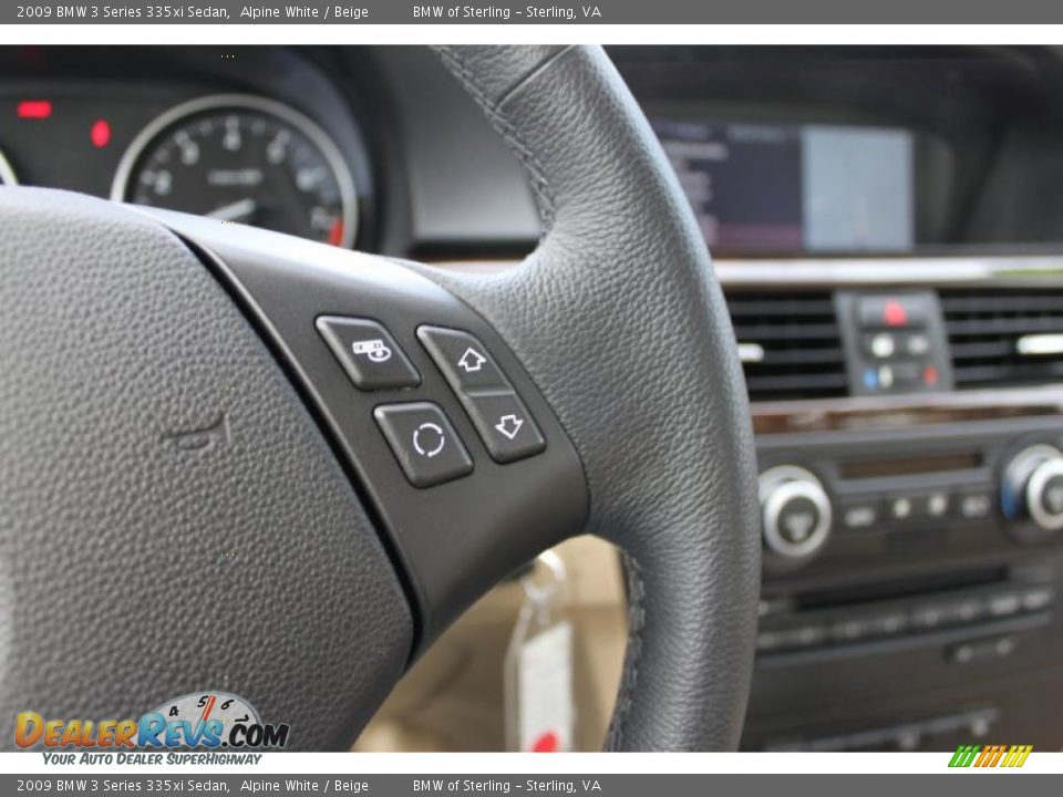 2009 BMW 3 Series 335xi Sedan Alpine White / Beige Photo #28