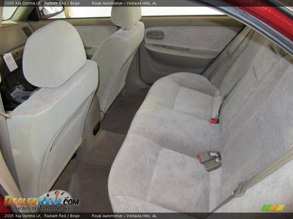 Beige Interior - 2005 Kia Optima LX Photo #15