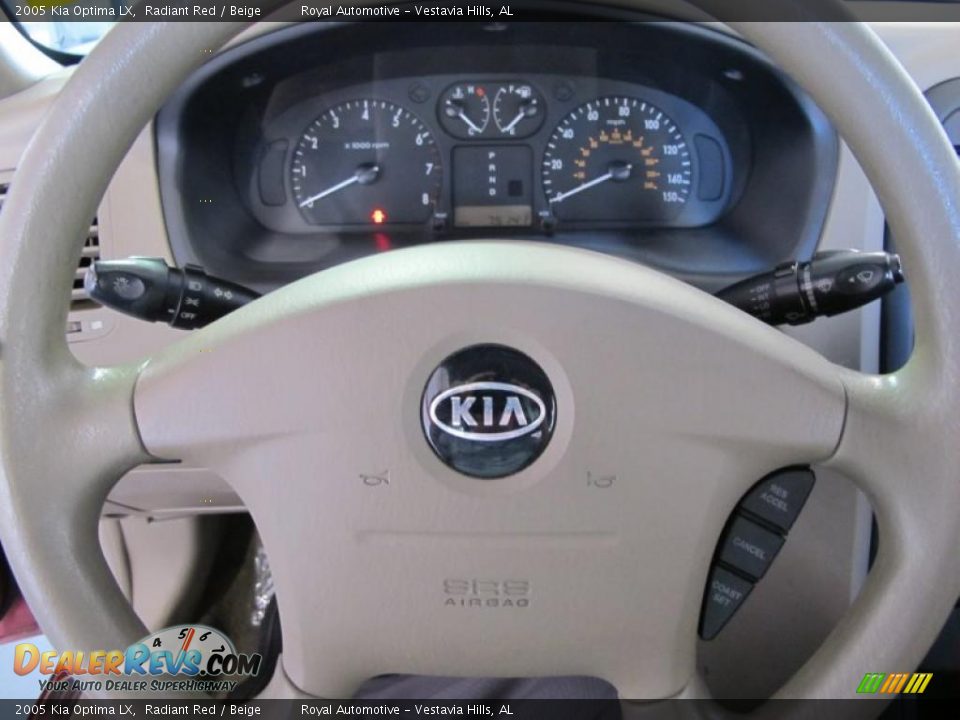 2005 Kia Optima LX Steering Wheel Photo #19