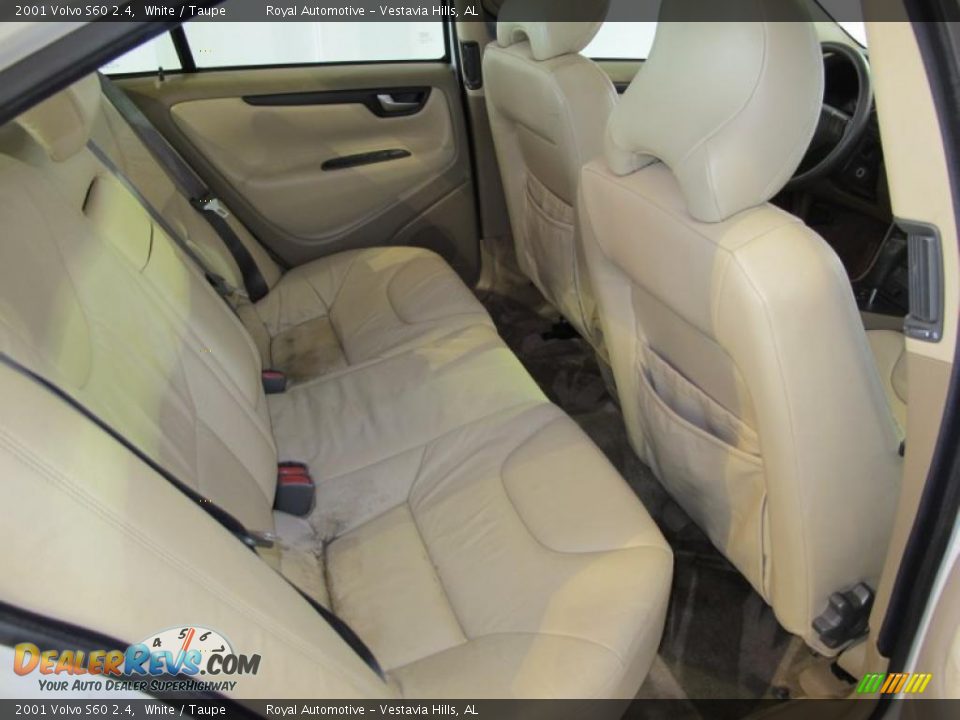 2001 Volvo S60 2.4 White / Taupe Photo #12