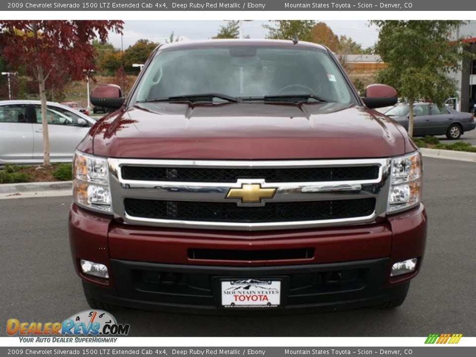 2009 Chevrolet Silverado 1500 LTZ Extended Cab 4x4 Deep Ruby Red Metallic / Ebony Photo #6