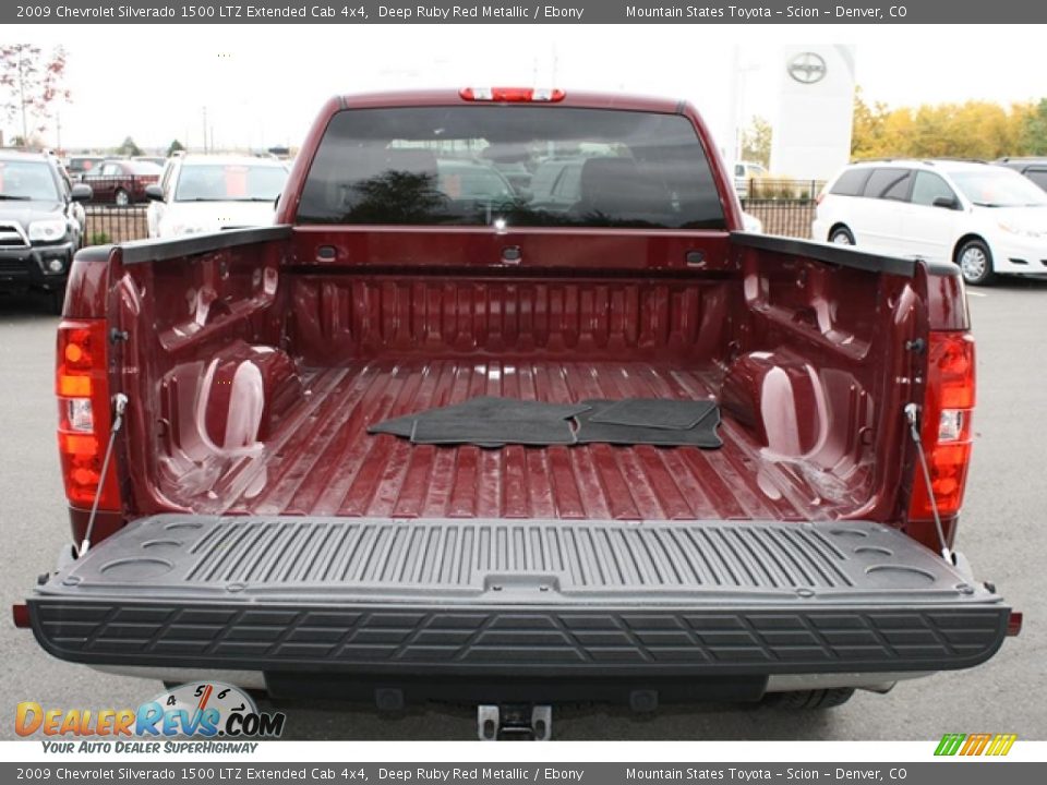 2009 Chevrolet Silverado 1500 LTZ Extended Cab 4x4 Deep Ruby Red Metallic / Ebony Photo #28