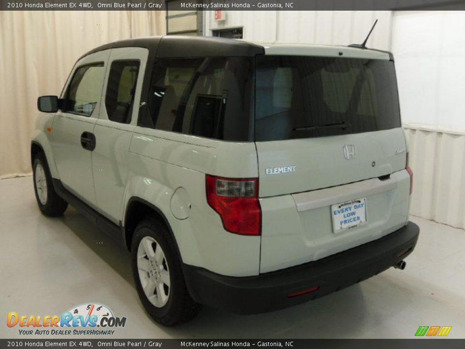 2010 Honda Element EX 4WD Omni Blue Pearl / Gray Photo #2