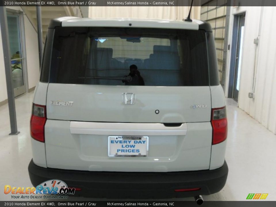 2010 Honda Element EX 4WD Omni Blue Pearl / Gray Photo #3