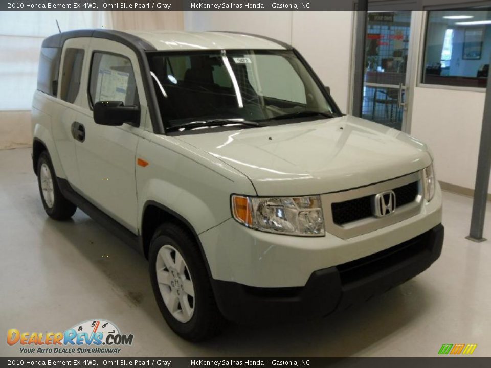 2010 Honda Element EX 4WD Omni Blue Pearl / Gray Photo #5