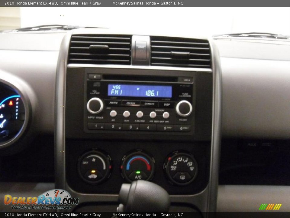 2010 Honda Element EX 4WD Omni Blue Pearl / Gray Photo #15