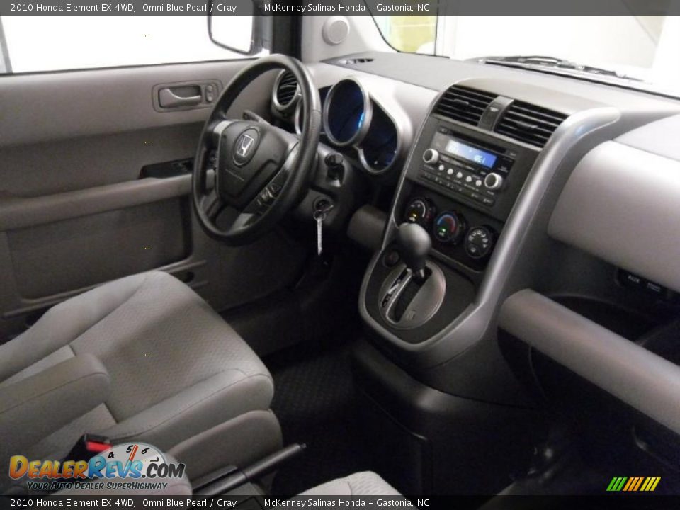 2010 Honda Element EX 4WD Omni Blue Pearl / Gray Photo #26