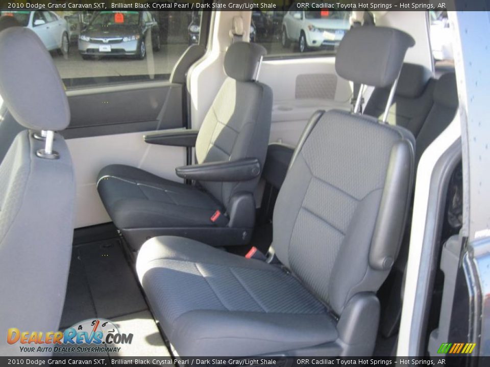 2010 Dodge Grand Caravan SXT Brilliant Black Crystal Pearl / Dark Slate Gray/Light Shale Photo #14