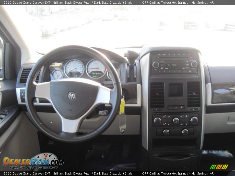 2010 Dodge Grand Caravan SXT Brilliant Black Crystal Pearl / Dark Slate Gray/Light Shale Photo #17