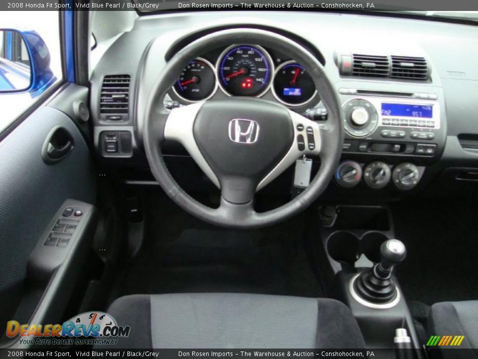 2008 Honda Fit Sport Steering Wheel Photo #27