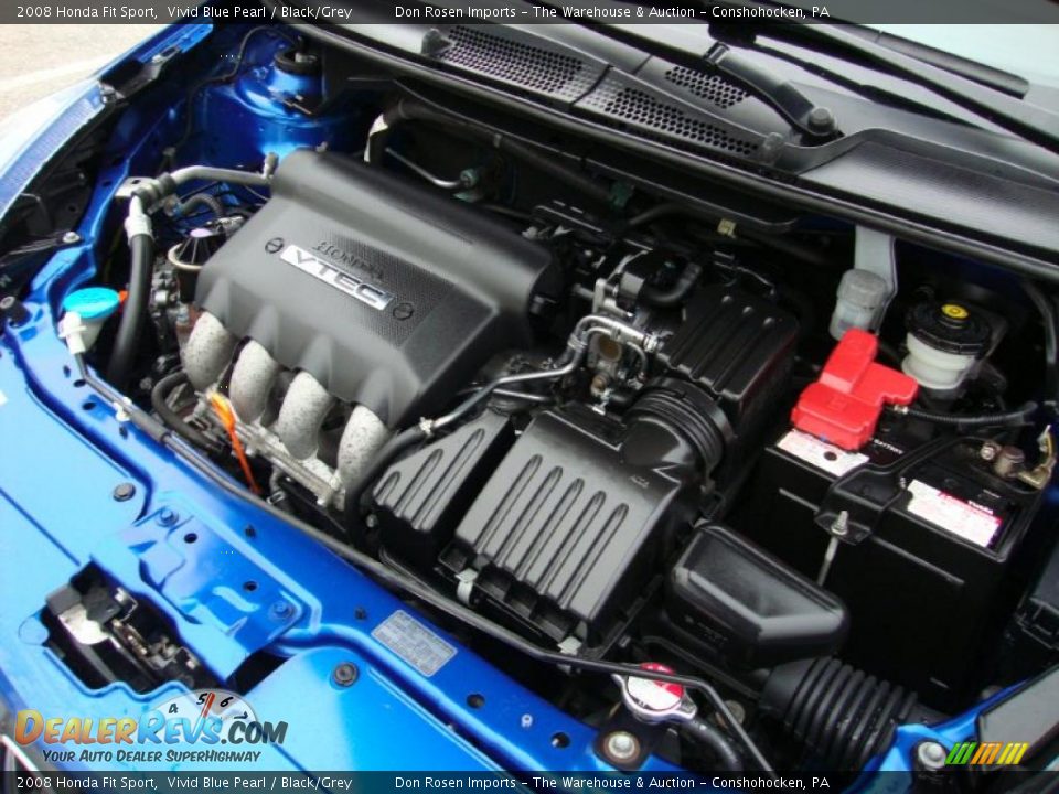 2008 Honda Fit Sport 1.5 Liter SOHC 16-Valve VTEC 4 Cylinder Engine Photo #32