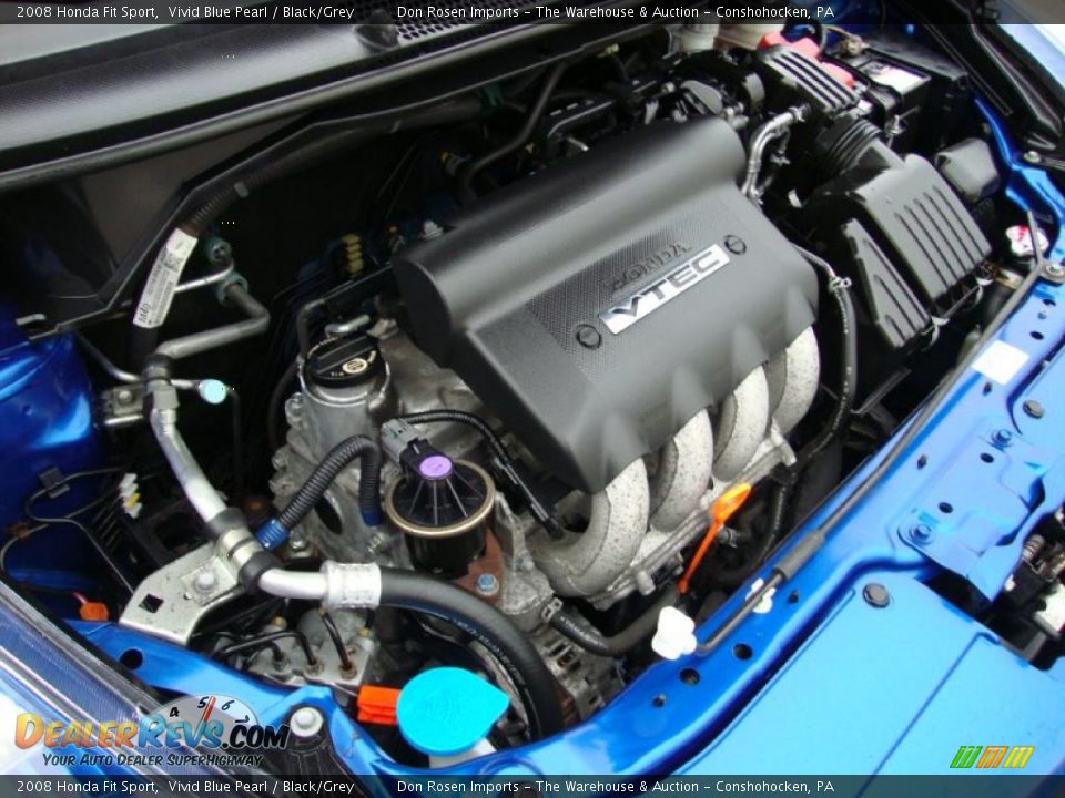 2008 Honda Fit Sport 1.5 Liter SOHC 16-Valve VTEC 4 Cylinder Engine Photo #33