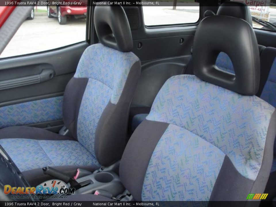 Gray Interior - 1996 Toyota RAV4 2 Door Photo #8