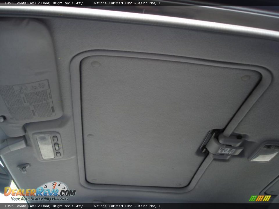 Sunroof of 1996 Toyota RAV4 2 Door Photo #32