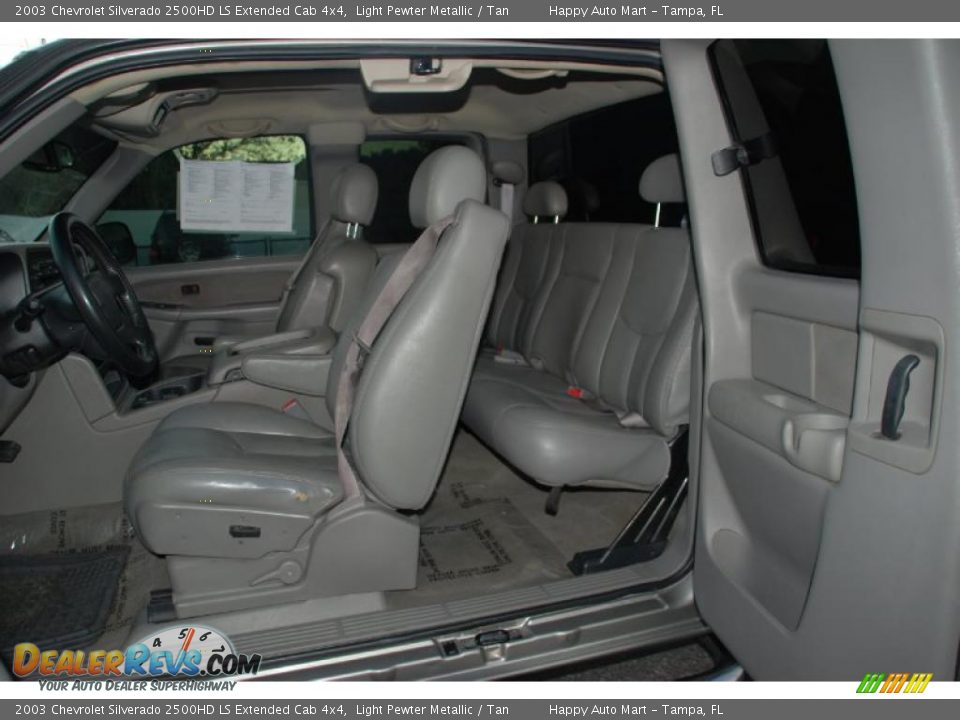 Tan Interior - 2003 Chevrolet Silverado 2500HD LS Extended Cab 4x4 Photo #24