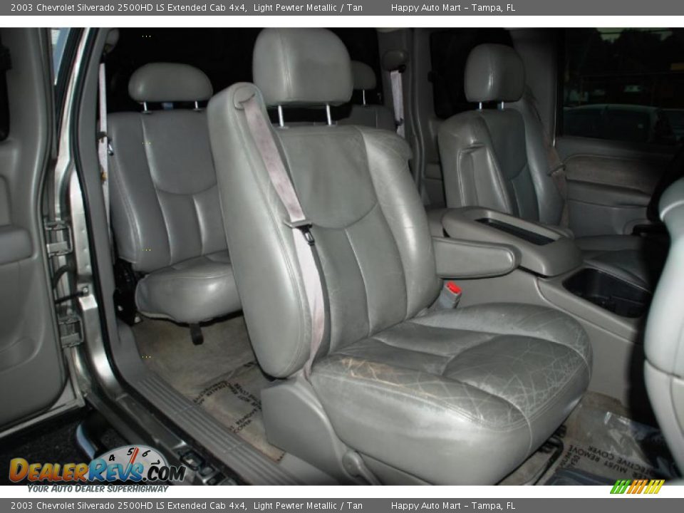 Tan Interior - 2003 Chevrolet Silverado 2500HD LS Extended Cab 4x4 Photo #29