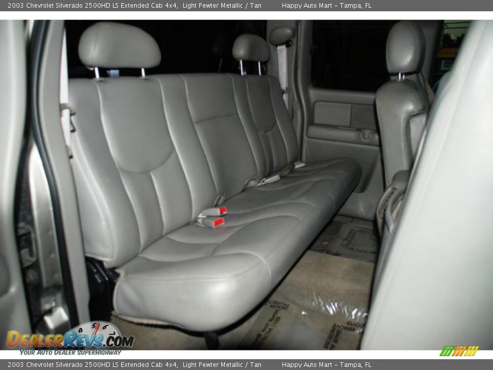 Tan Interior - 2003 Chevrolet Silverado 2500HD LS Extended Cab 4x4 Photo #31