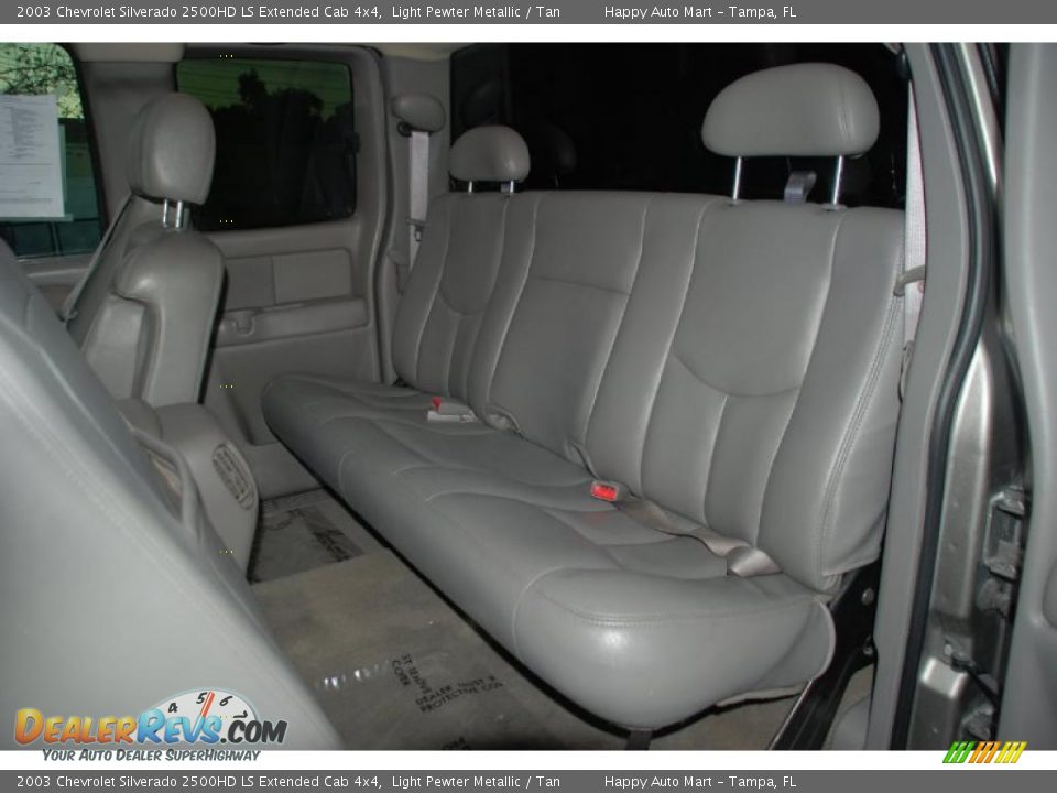 Tan Interior - 2003 Chevrolet Silverado 2500HD LS Extended Cab 4x4 Photo #32