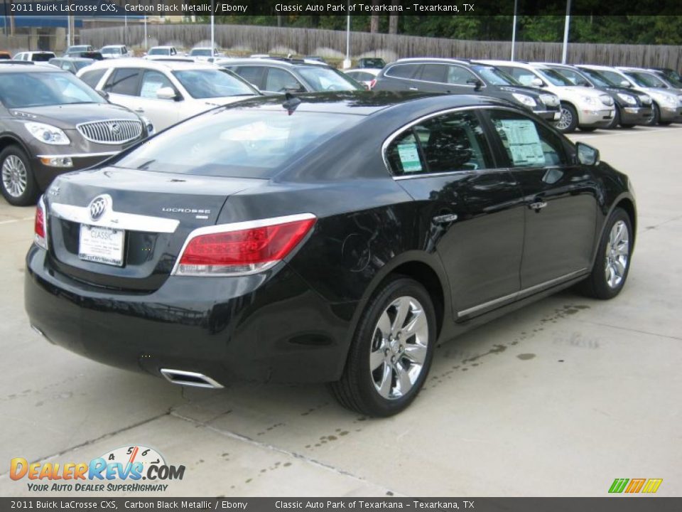 2011 Buick LaCrosse CXS Carbon Black Metallic / Ebony Photo #5