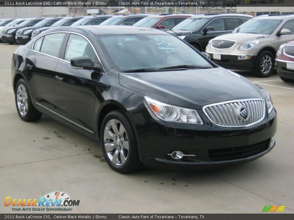 2011 Buick LaCrosse CXS Carbon Black Metallic / Ebony Photo #7