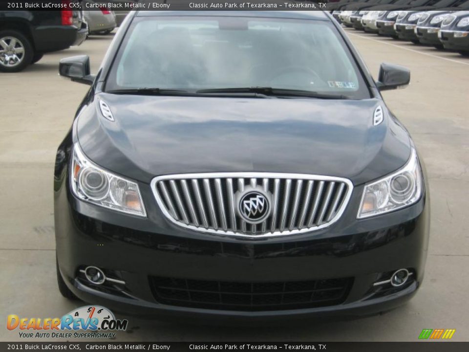 2011 Buick LaCrosse CXS Carbon Black Metallic / Ebony Photo #8