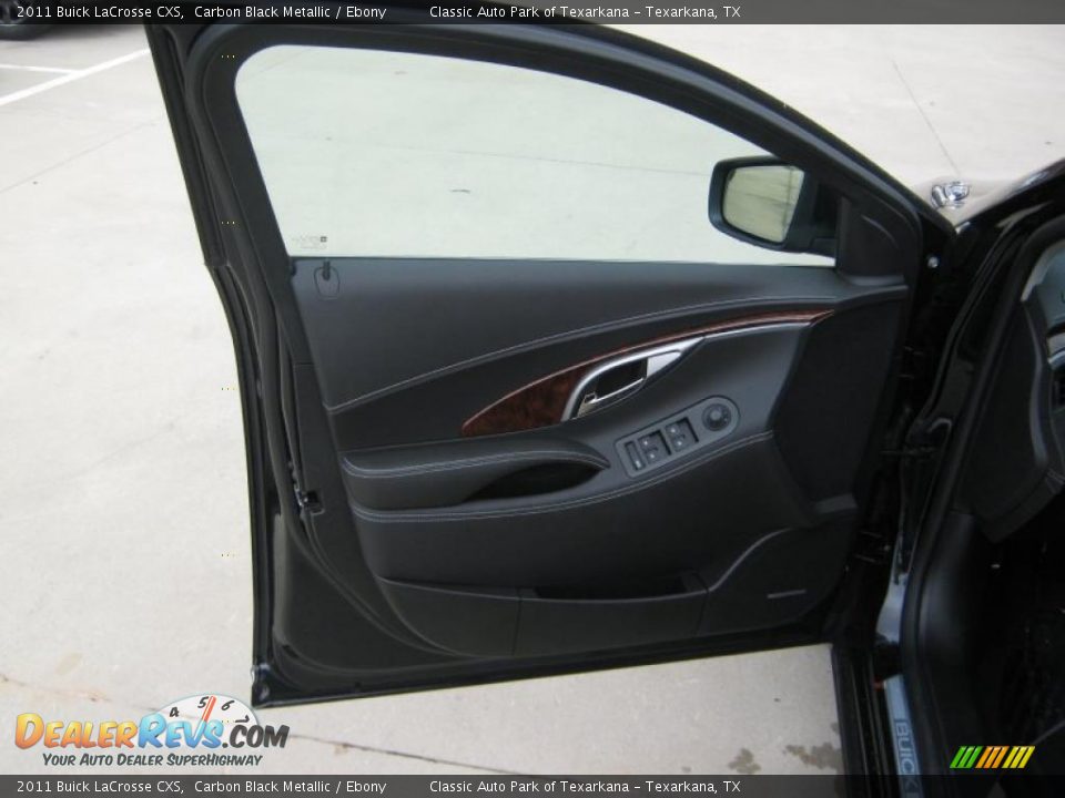 2011 Buick LaCrosse CXS Carbon Black Metallic / Ebony Photo #17