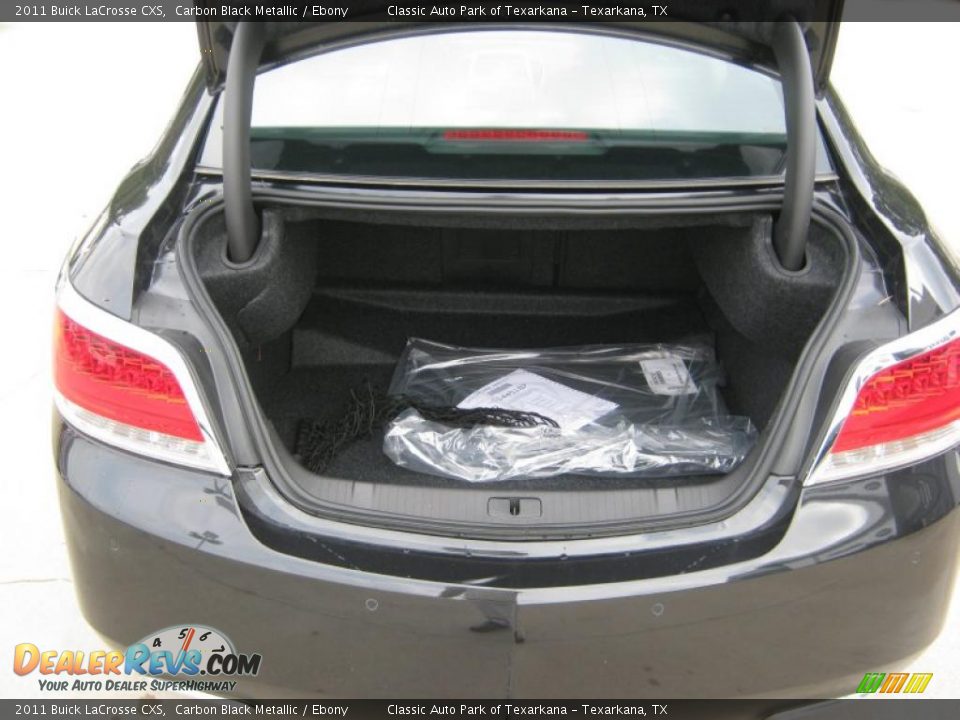 2011 Buick LaCrosse CXS Carbon Black Metallic / Ebony Photo #21