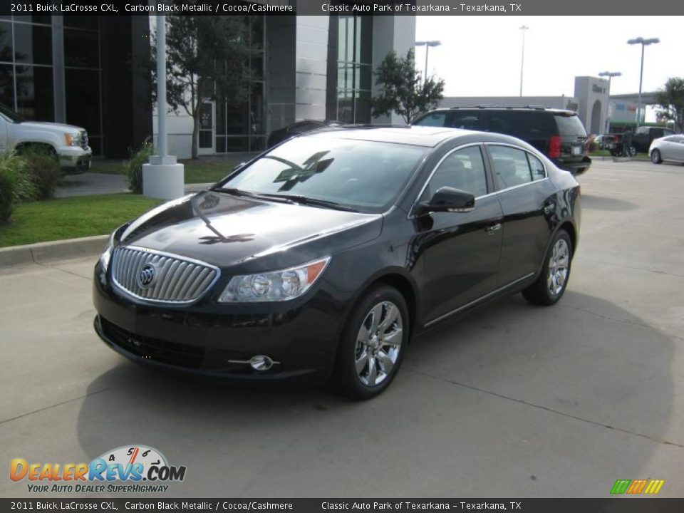 2011 Buick LaCrosse CXL Carbon Black Metallic / Cocoa/Cashmere Photo #1