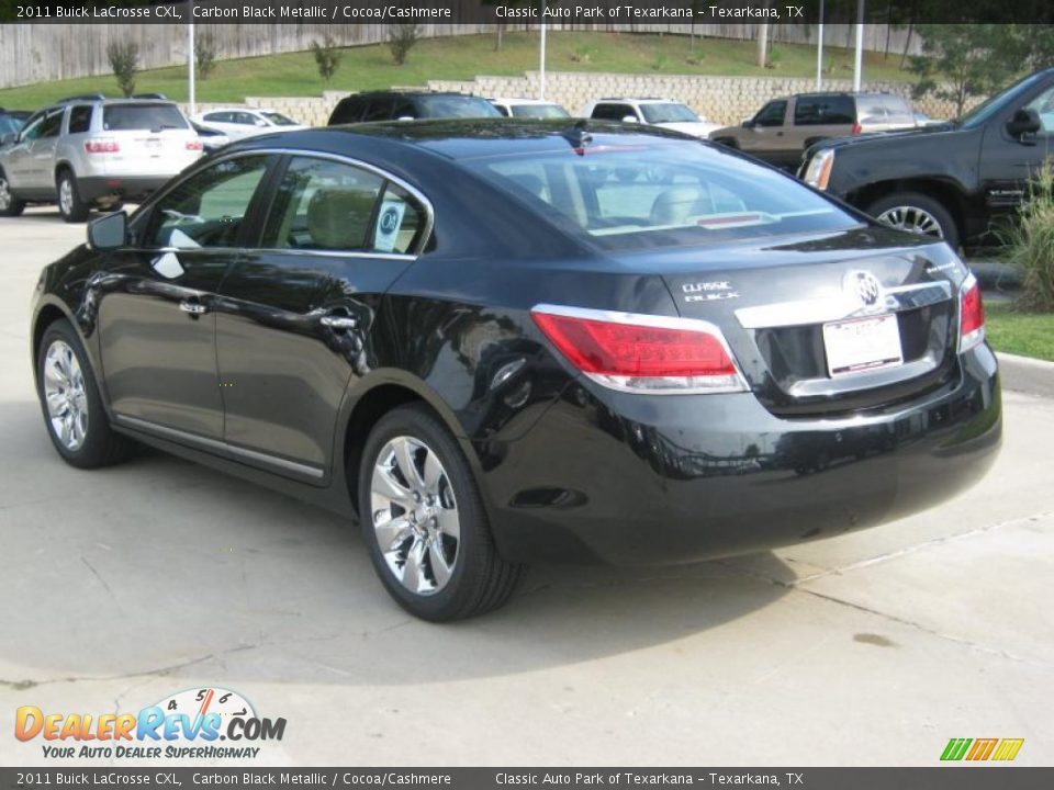 2011 Buick LaCrosse CXL Carbon Black Metallic / Cocoa/Cashmere Photo #3
