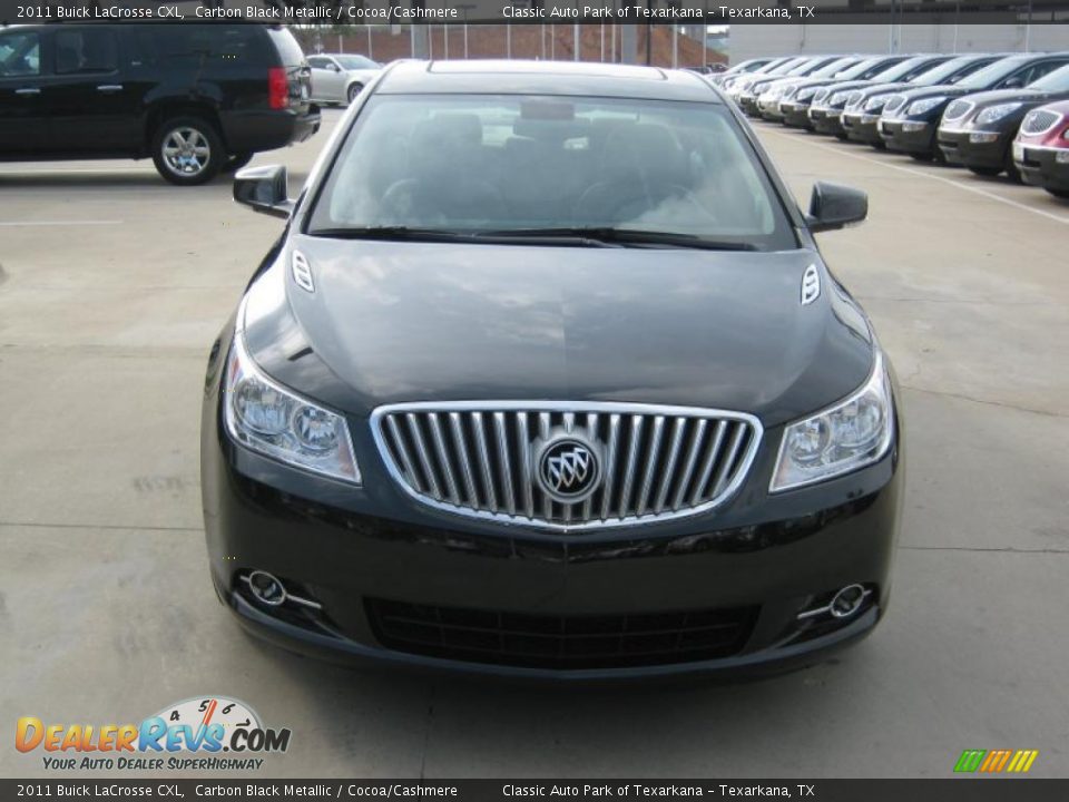 2011 Buick LaCrosse CXL Carbon Black Metallic / Cocoa/Cashmere Photo #8