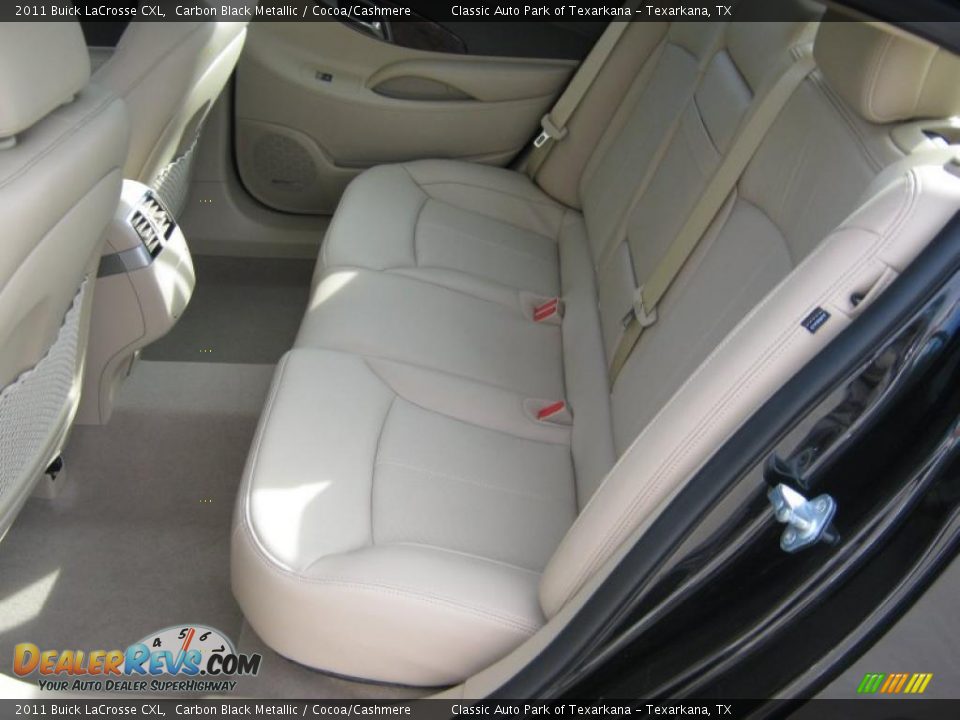 2011 Buick LaCrosse CXL Carbon Black Metallic / Cocoa/Cashmere Photo #16