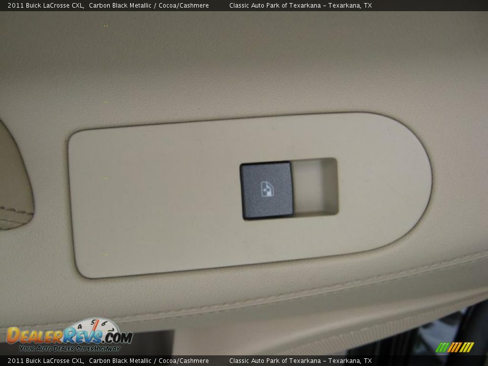 2011 Buick LaCrosse CXL Carbon Black Metallic / Cocoa/Cashmere Photo #20
