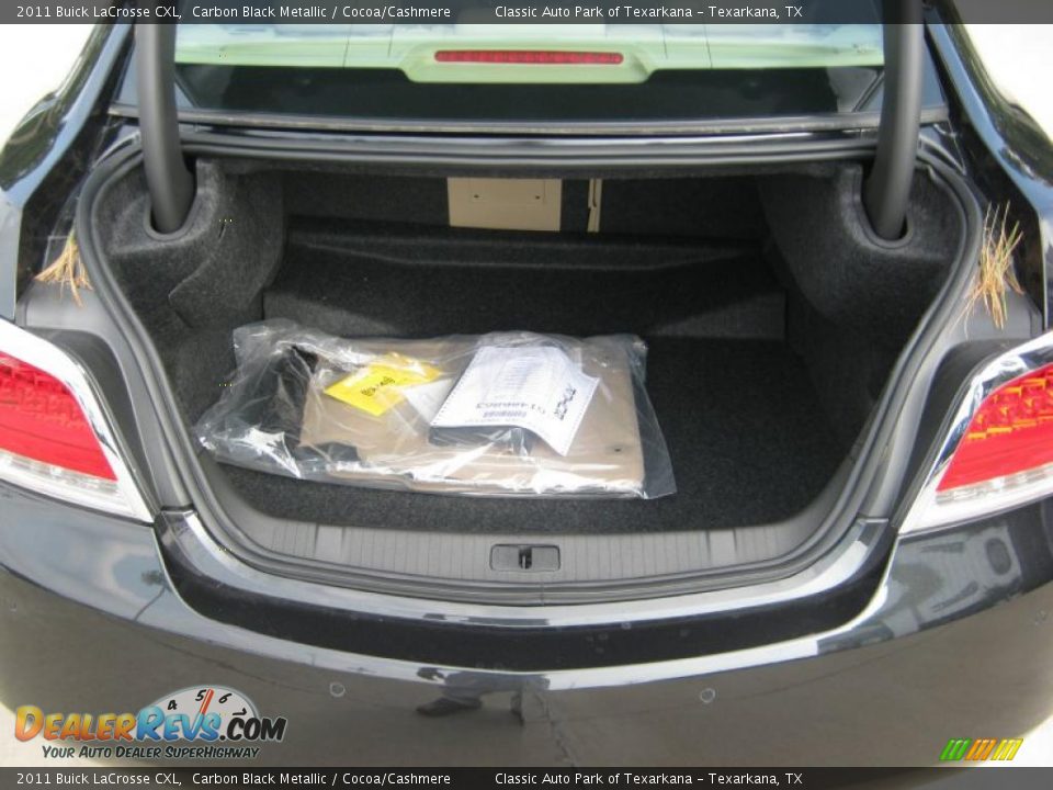 2011 Buick LaCrosse CXL Carbon Black Metallic / Cocoa/Cashmere Photo #21
