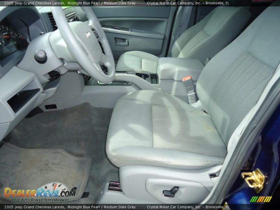 2005 Jeep Grand Cherokee Laredo Midnight Blue Pearl / Medium Slate Gray Photo #5