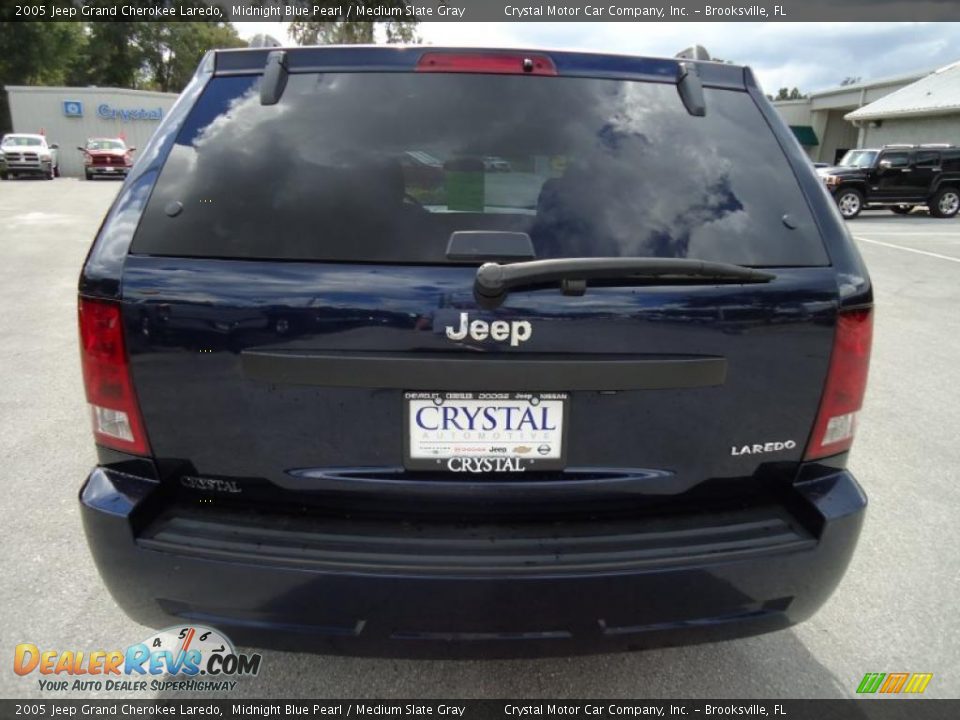 2005 Jeep Grand Cherokee Laredo Midnight Blue Pearl / Medium Slate Gray Photo #11