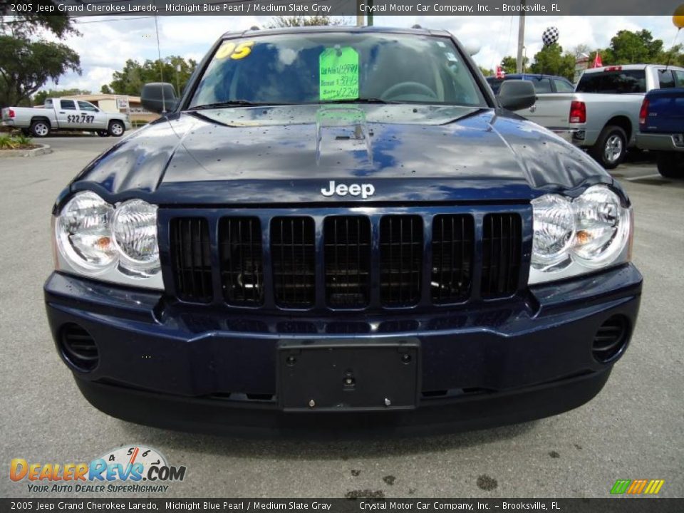 2005 Jeep Grand Cherokee Laredo Midnight Blue Pearl / Medium Slate Gray Photo #21