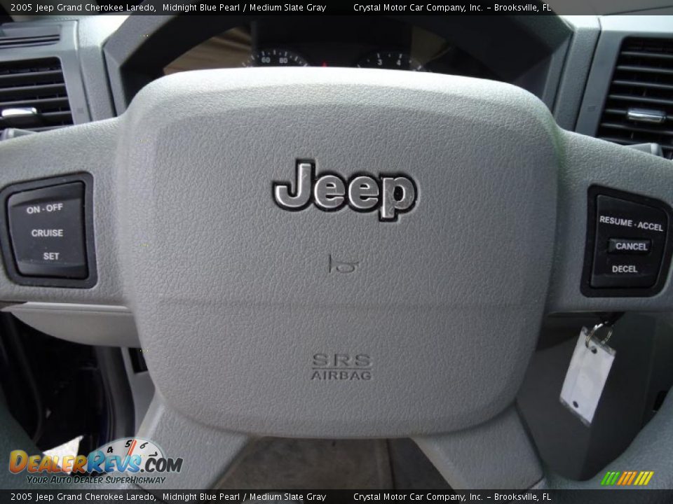 2005 Jeep Grand Cherokee Laredo Midnight Blue Pearl / Medium Slate Gray Photo #34