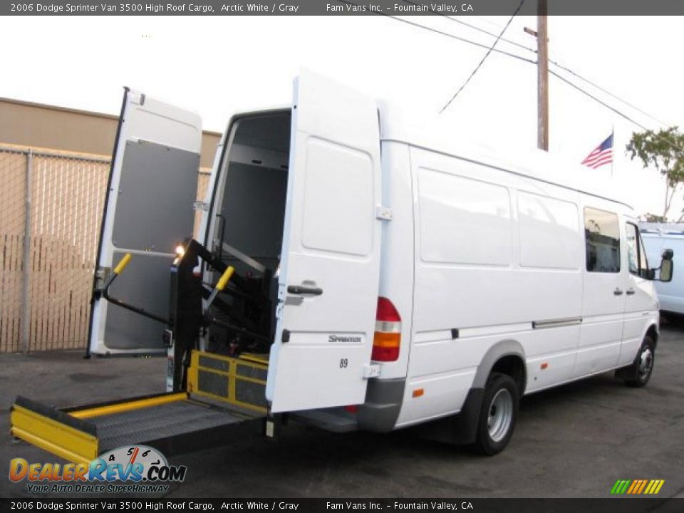 2006 Dodge Sprinter Van 3500 High Roof Cargo Arctic White / Gray Photo #5
